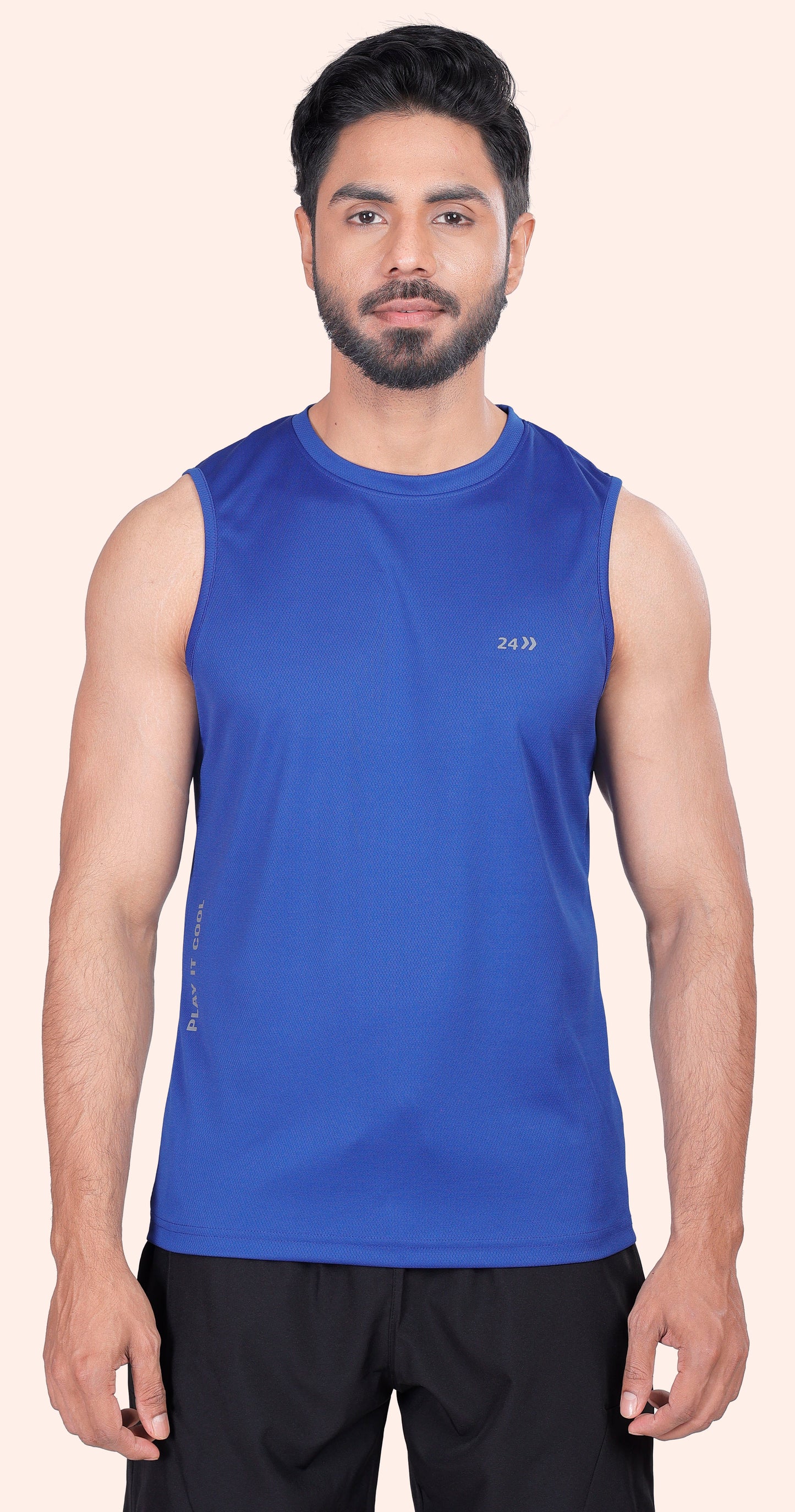 Men's Navy Blue Active Wear Essentials Sports Sandow