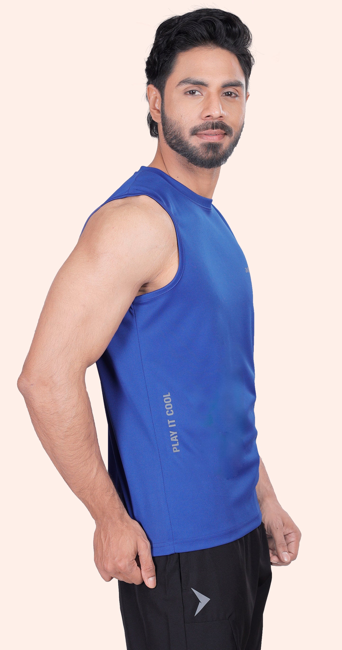 Men's Navy Blue Active Wear Essentials Sports Sandow