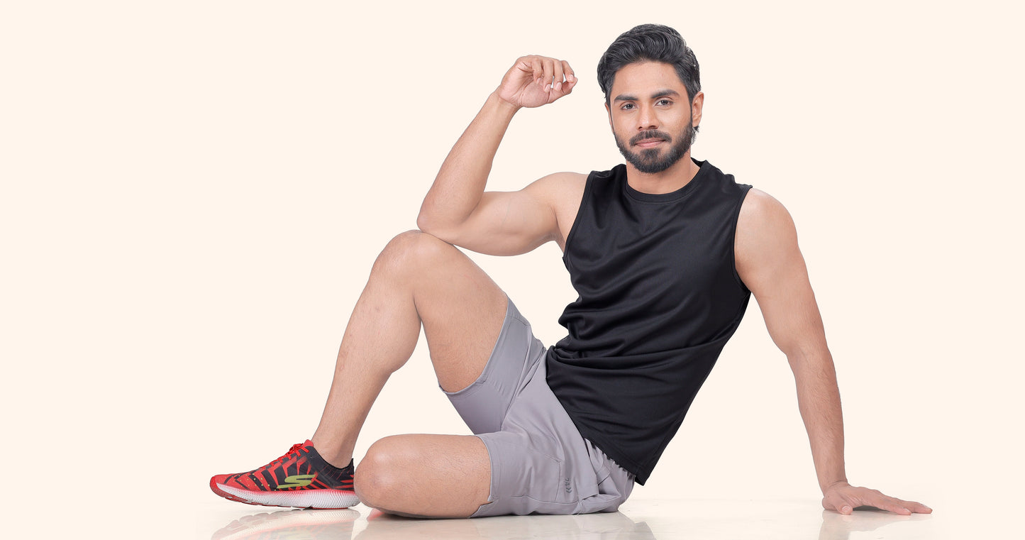 Men's Black Active Wear Essentials Sports Sandow