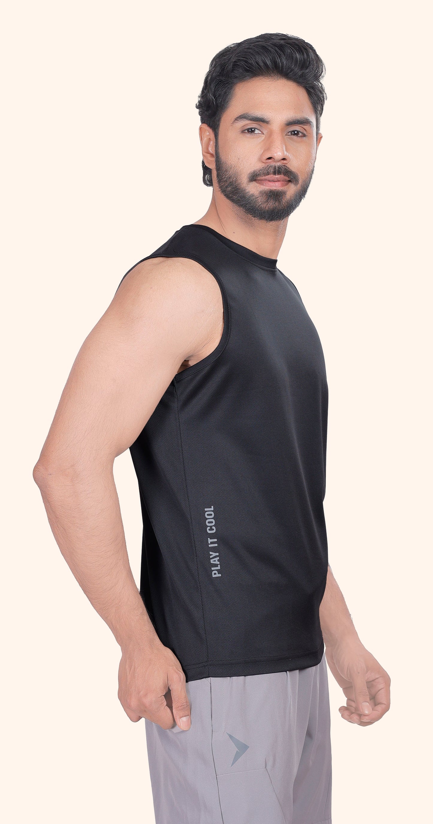 Men's Black Active Wear Essentials Sports Sandow