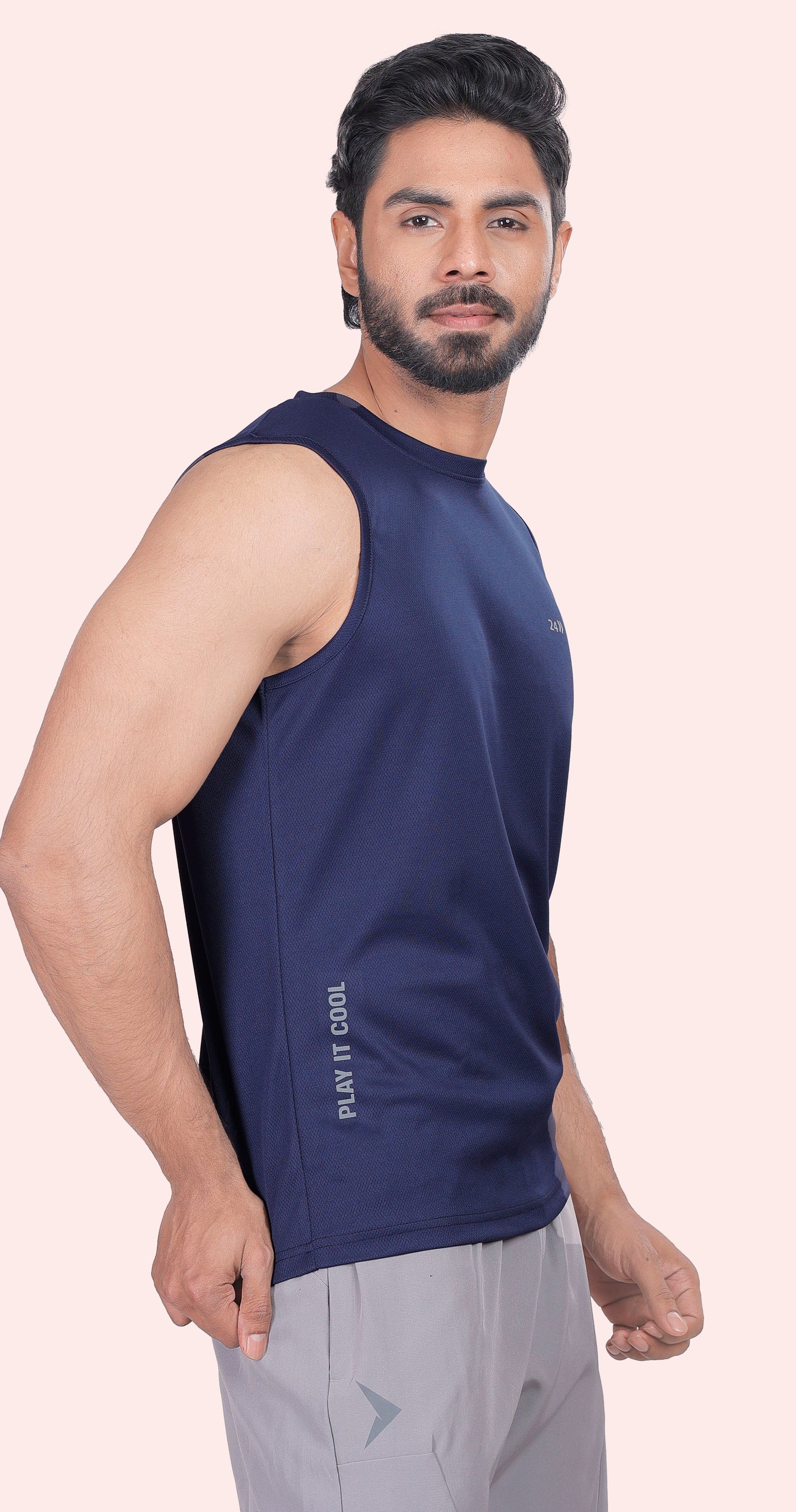Men's Dark Blue Active Wear Essentials Sports Sandow