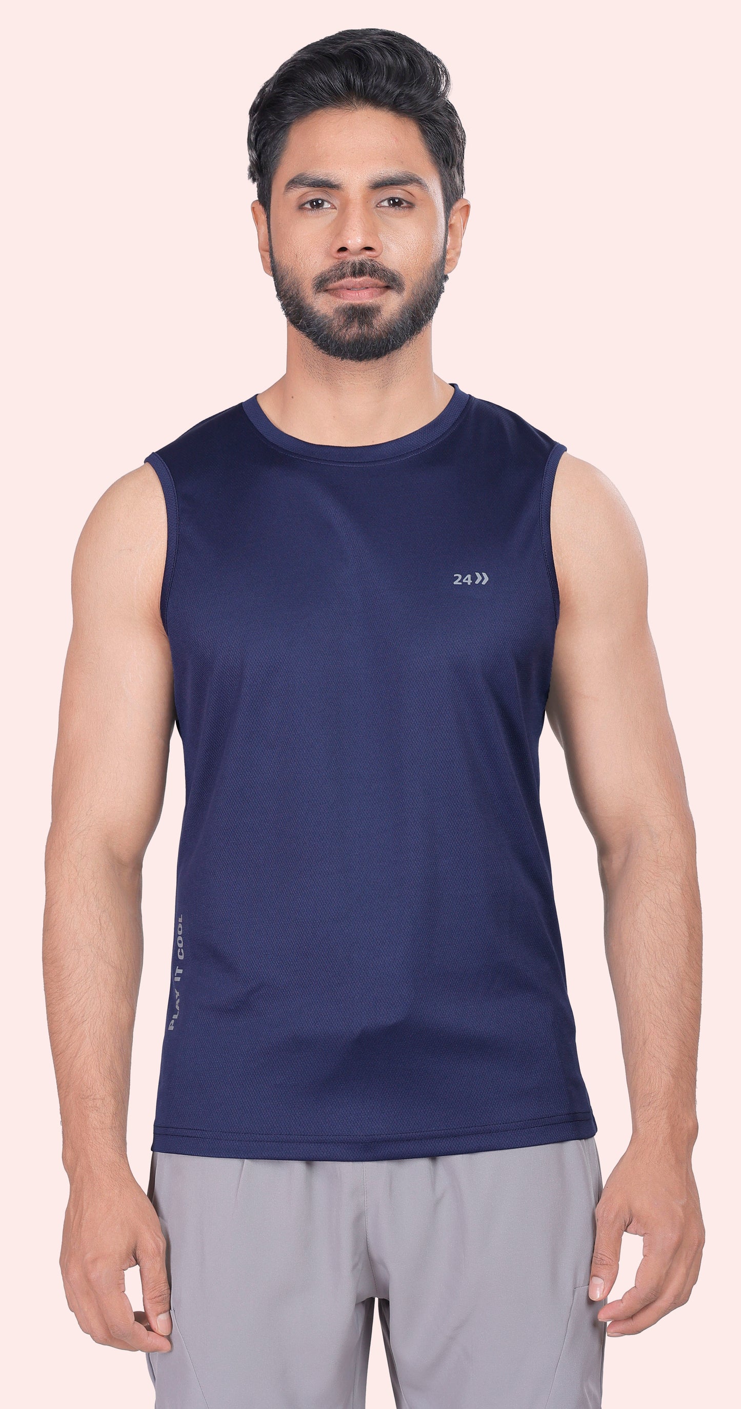 Men's Dark Blue Active Wear Essentials Sports Sandow