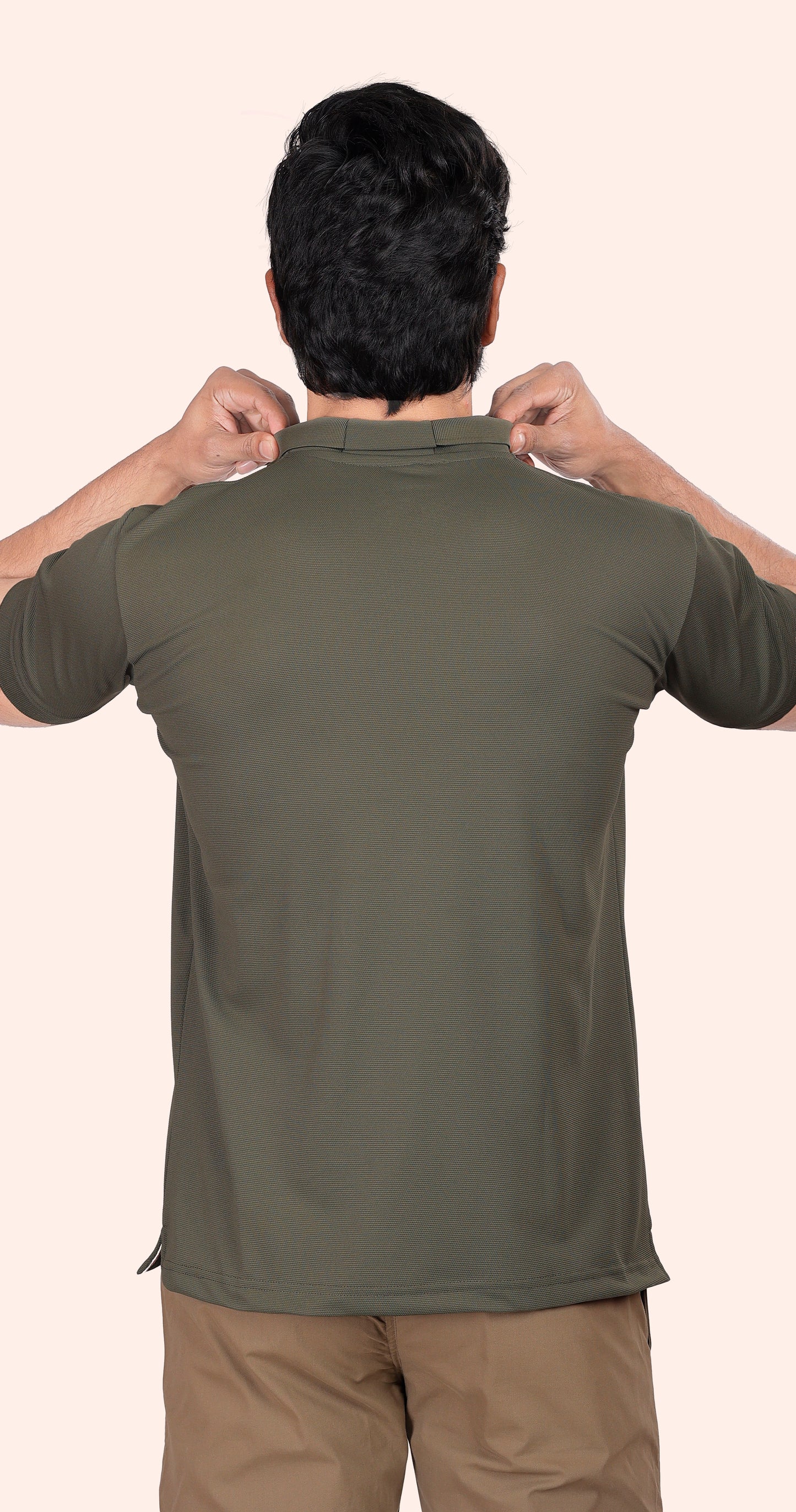 Men's Dark Green Classic Comfort Polo T-shirts