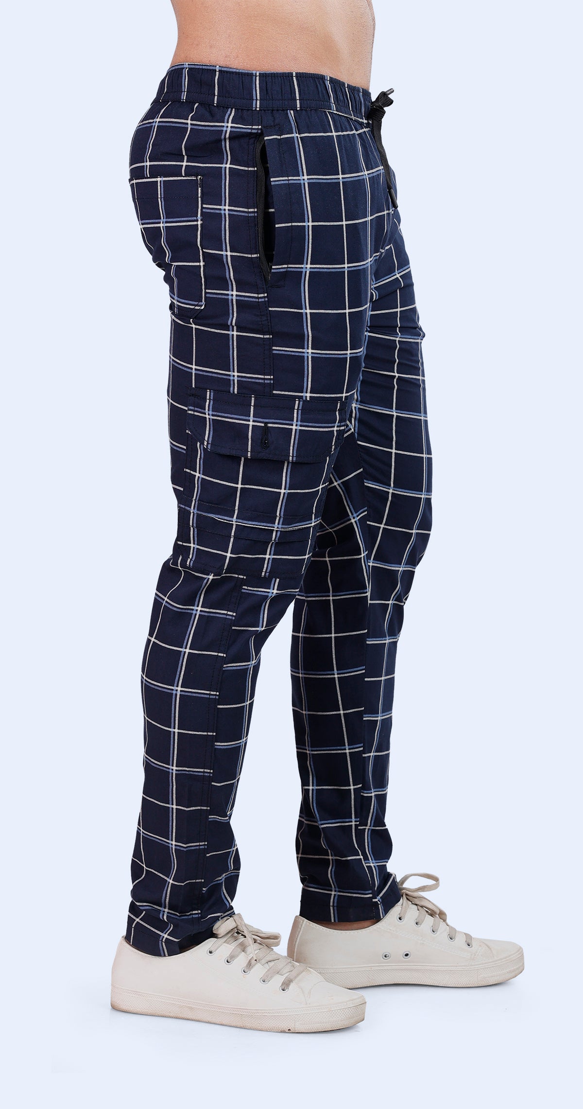 Men's Cozy Comfort Pyjama Pants Check Print Comfort Cotton