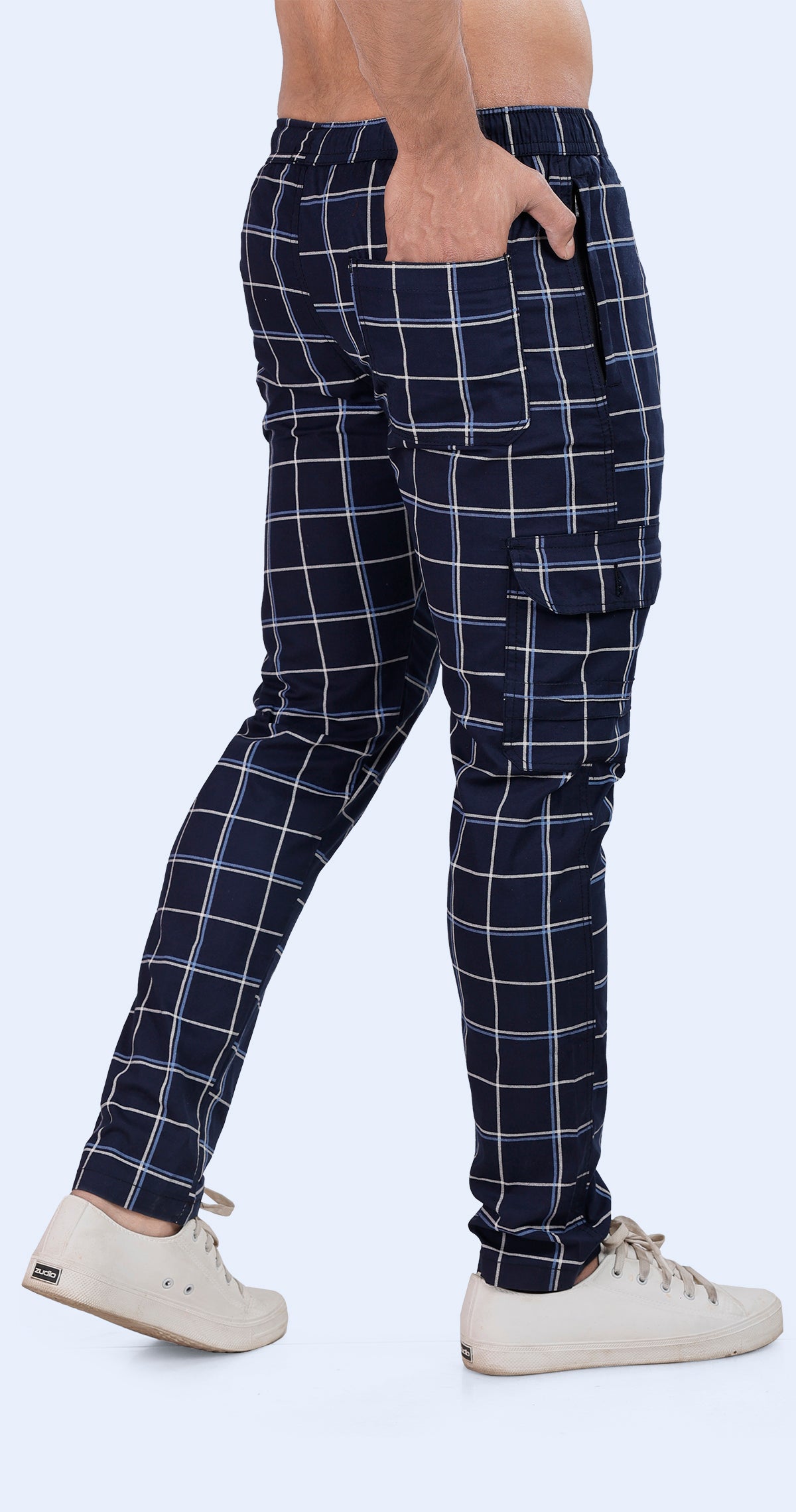 Men's Cozy Comfort Pyjama Pants Check Print Comfort Cotton