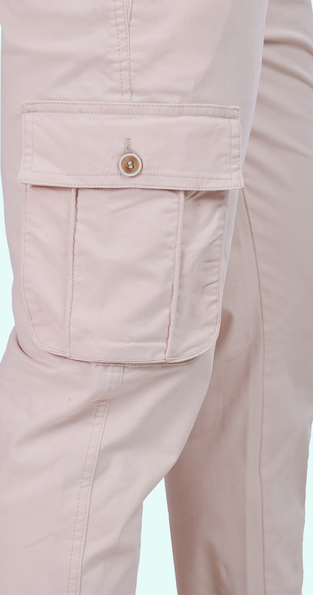 Men's Cream Athletic Flow Solid Jogger Cotton
