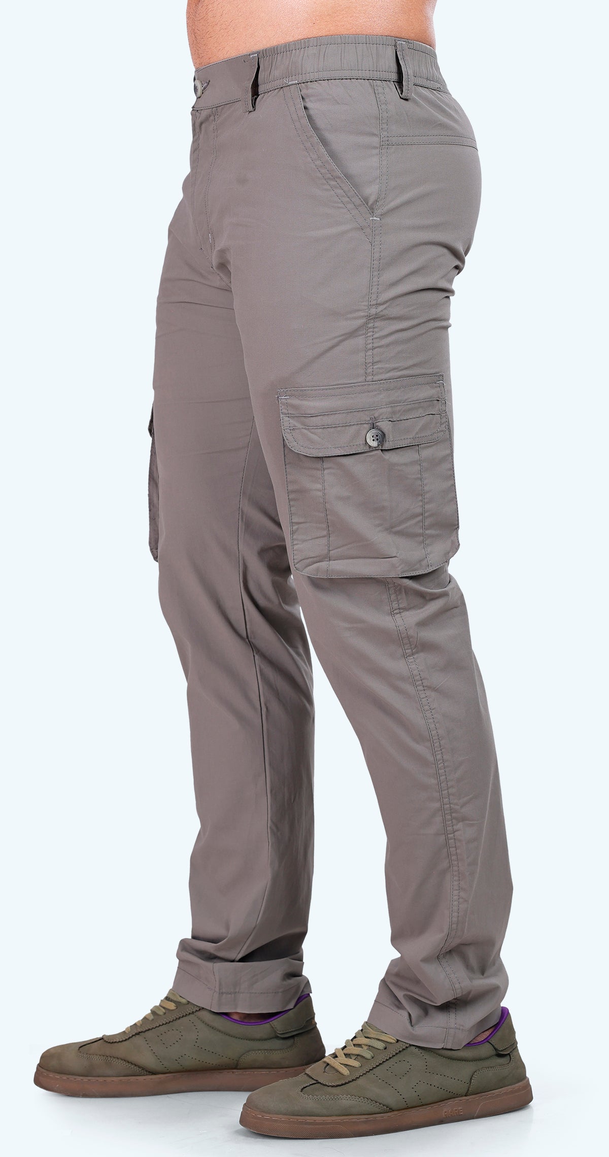 Men's Grey Comfort Heaven Pyjama Pants Solid Comfort Cotton