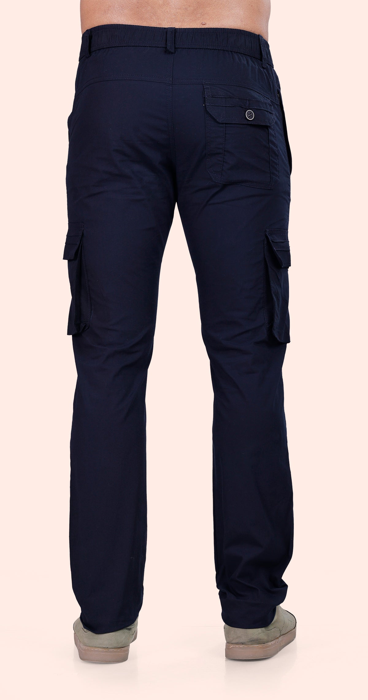 Men's Blue Comfort Heaven Pyjama Pants Solid Comfort Cotton