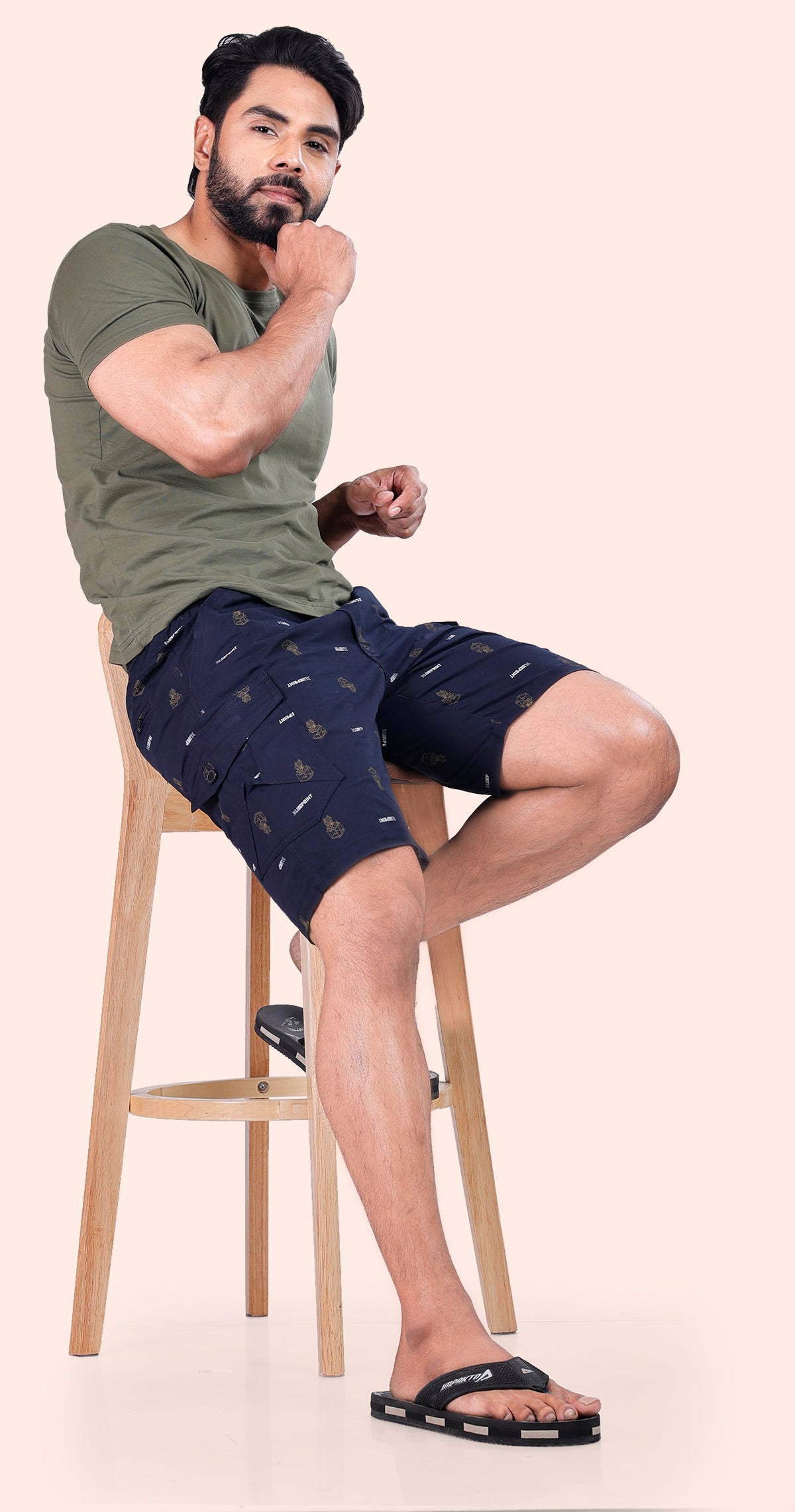 Men's Beach Bound Solid Bermuda Comfort Cotton