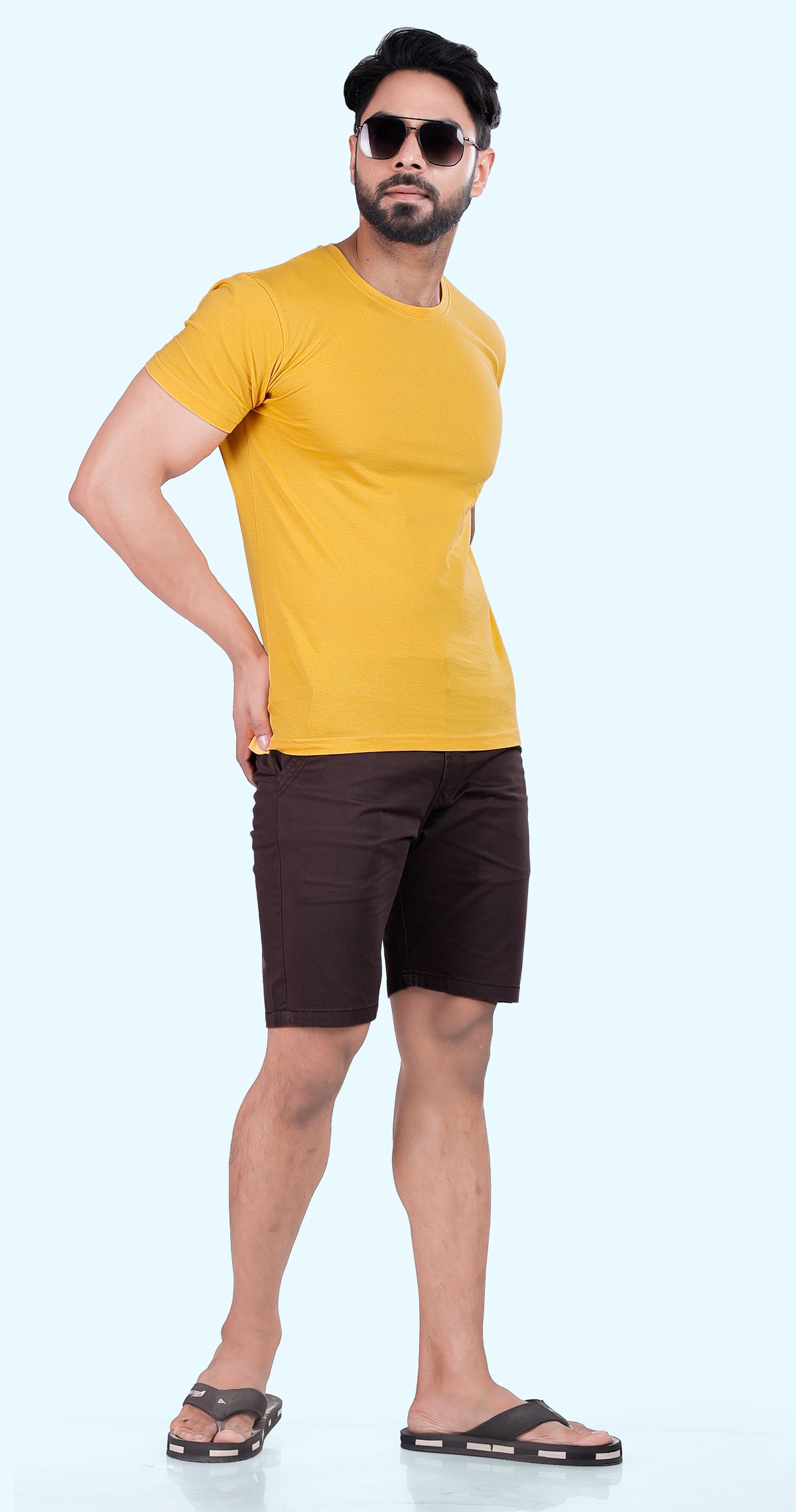 Men's Ocean Breeze Solid Bermuda Comfort Cotton