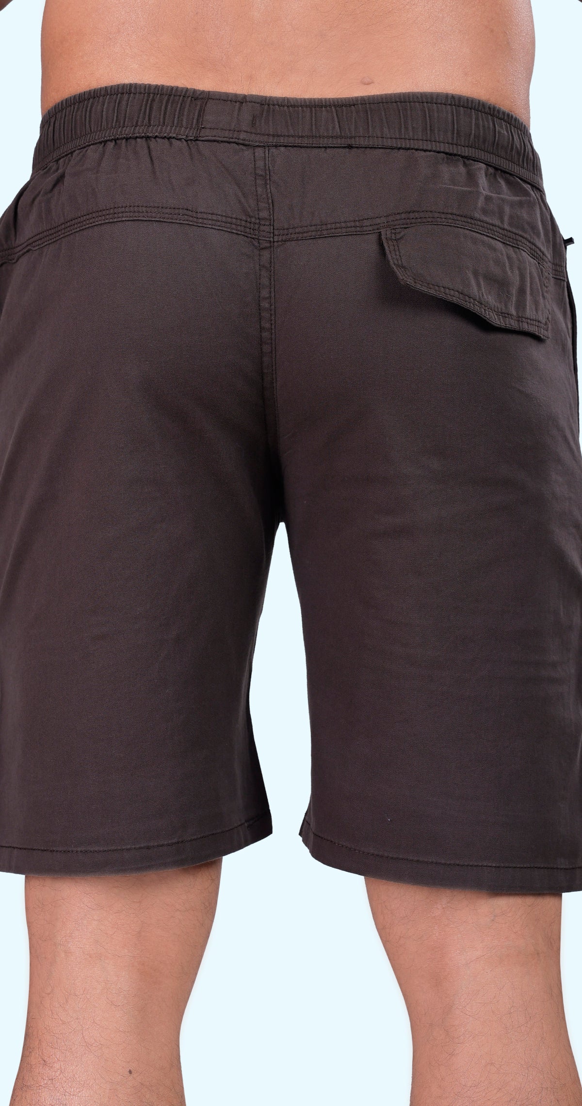 Men's Brown Paradise Fit Solid Bermuda Comfort Cotton
