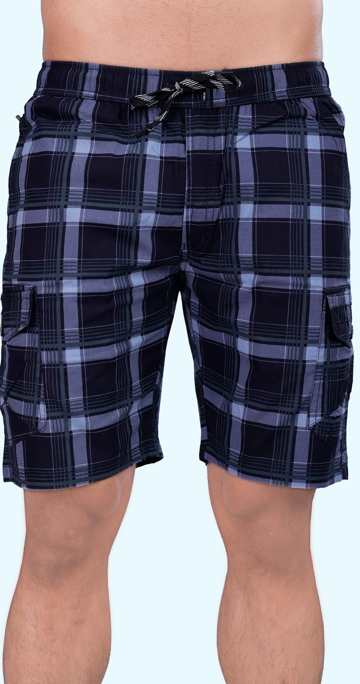 Men's Casual Coast Check Bermuda Comfort Cotton
