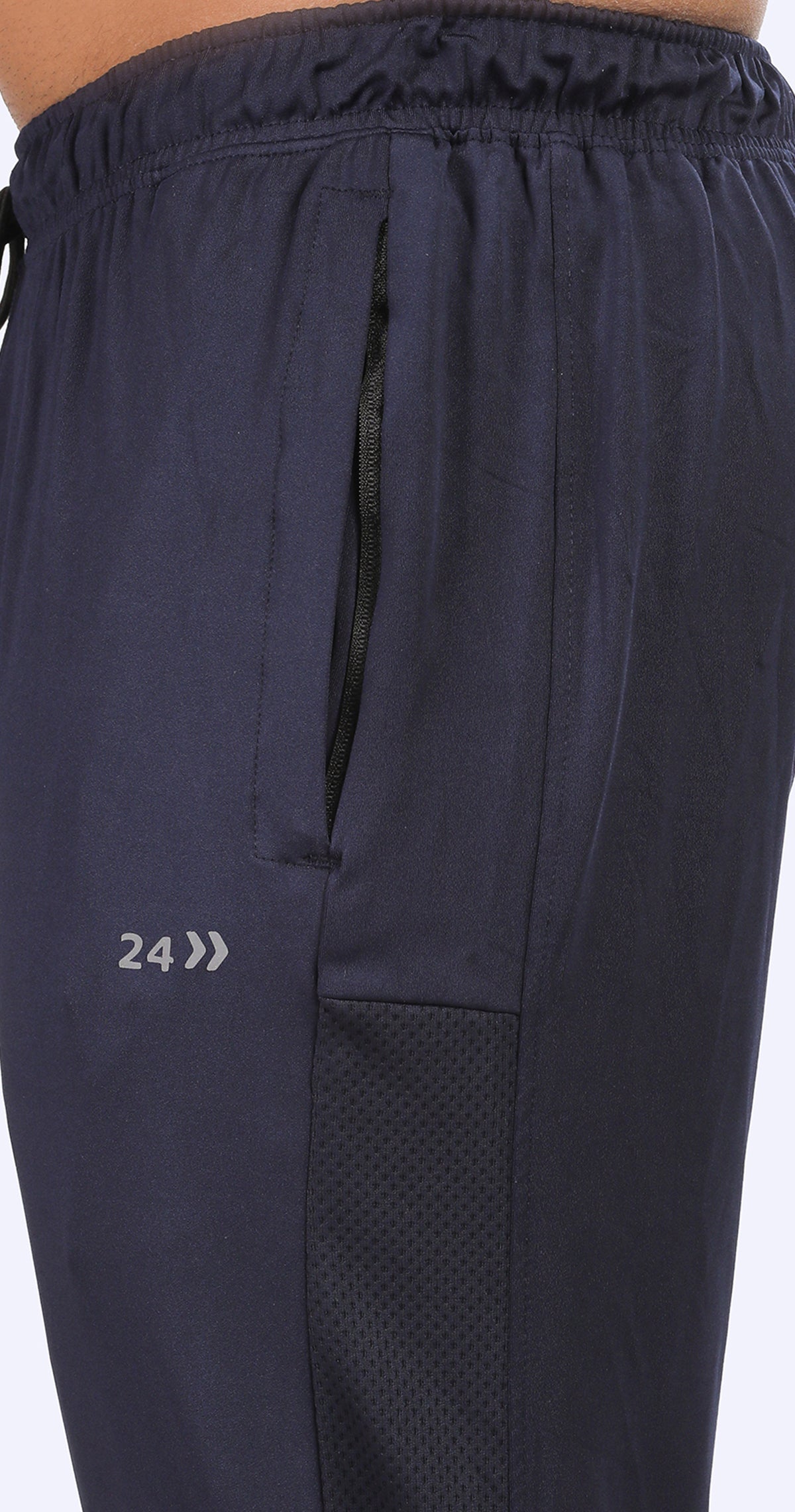 Men's Blue Athletic Ease Sports Pants Soild sweat Control