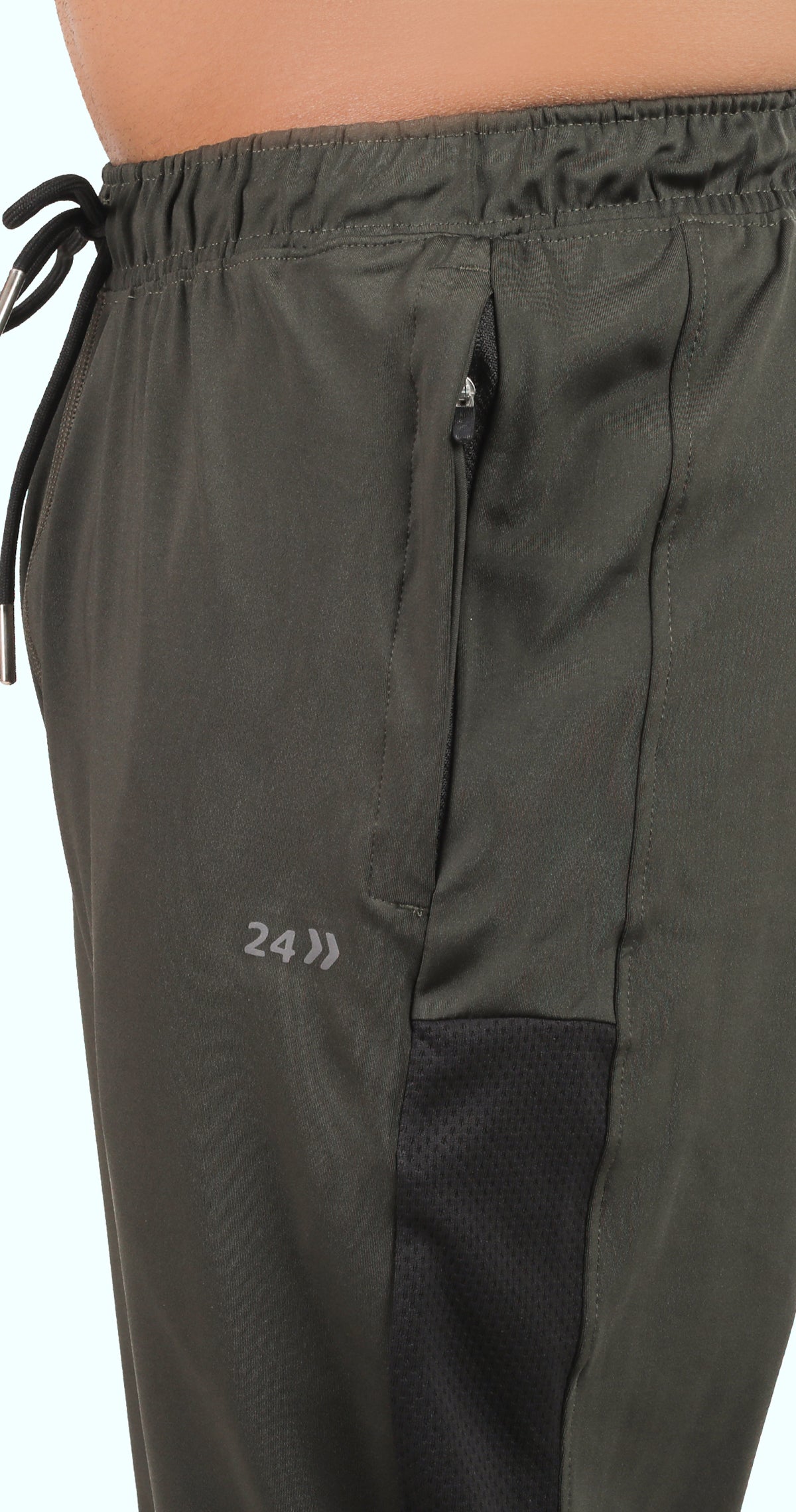 Men's Green Athletic Ease Sports Pants Soild sweat Control