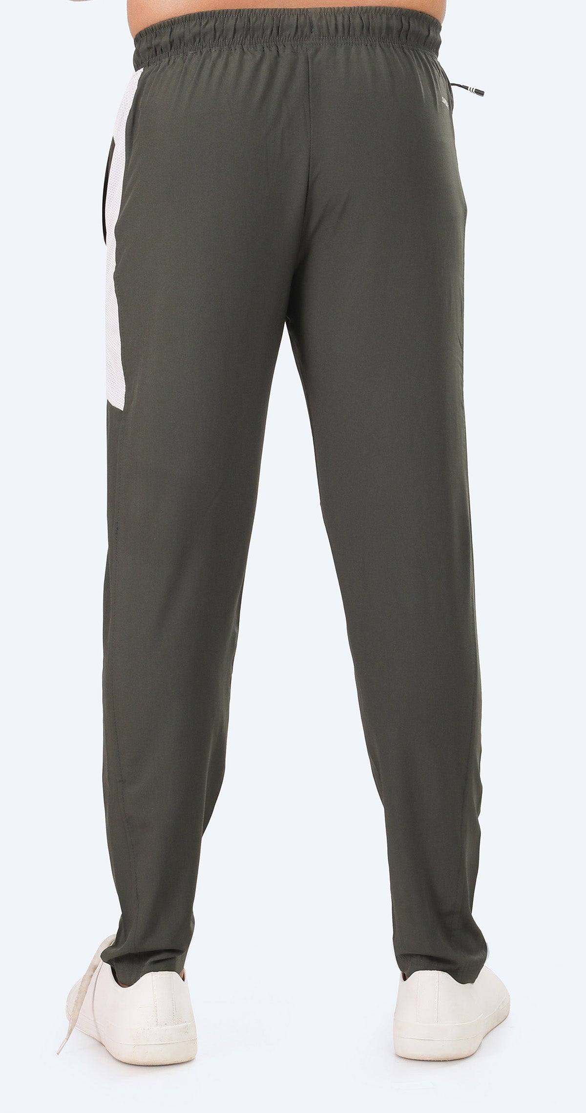 Men's Green Power move Sports Pants Soild sweat Control