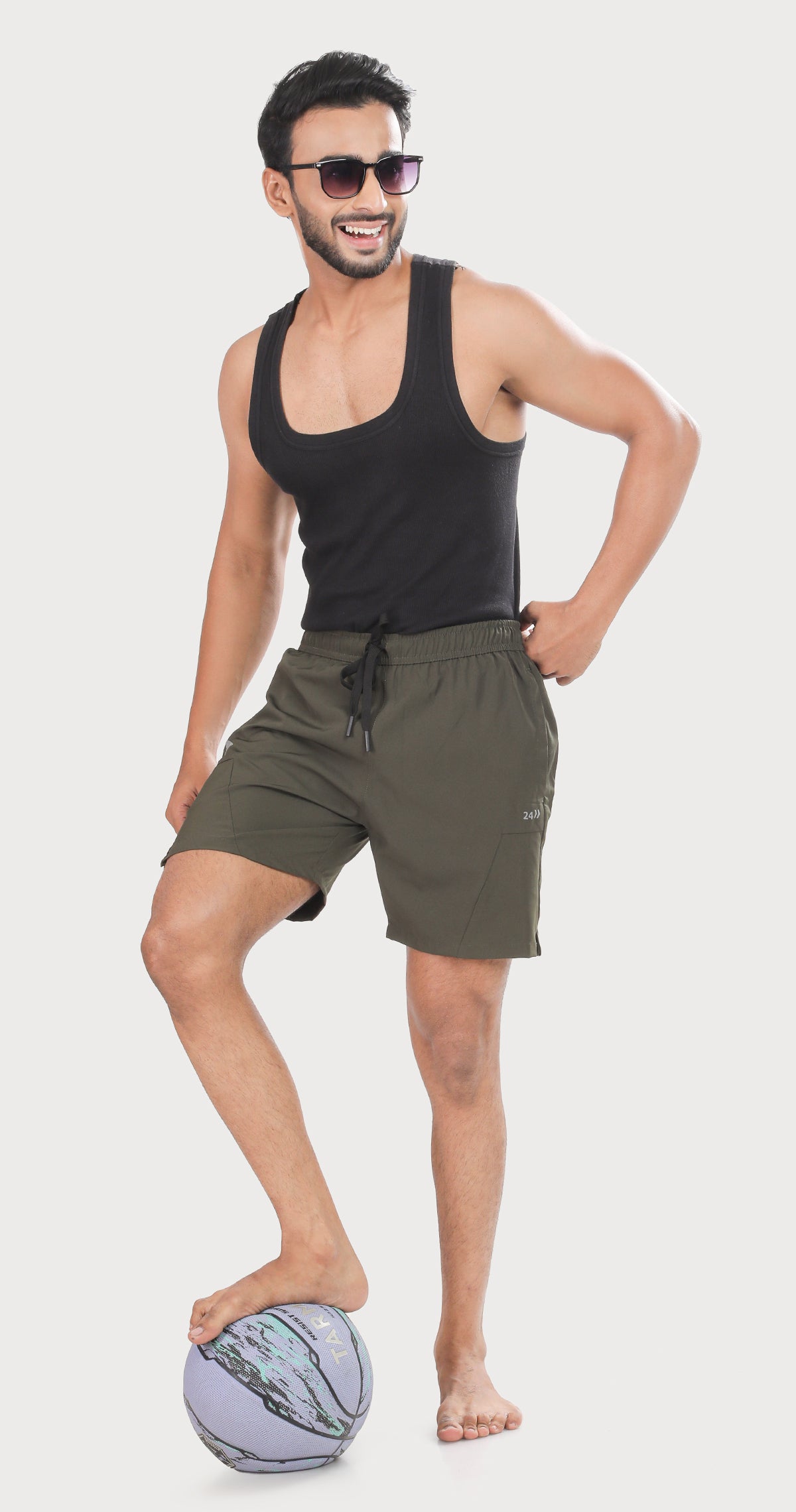 Men's Green Active Pulse Sports Boxer