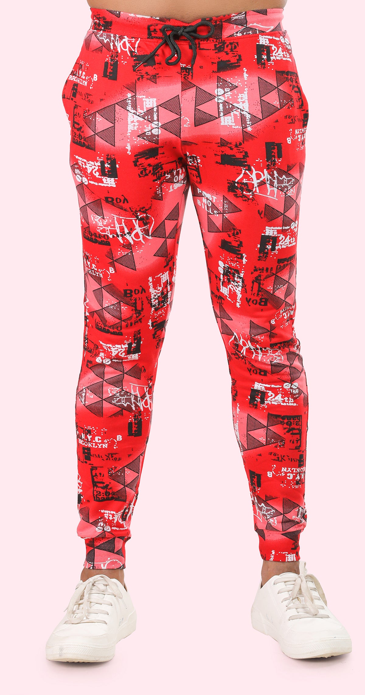 Men's Active Flex Printed Jogger Cotton