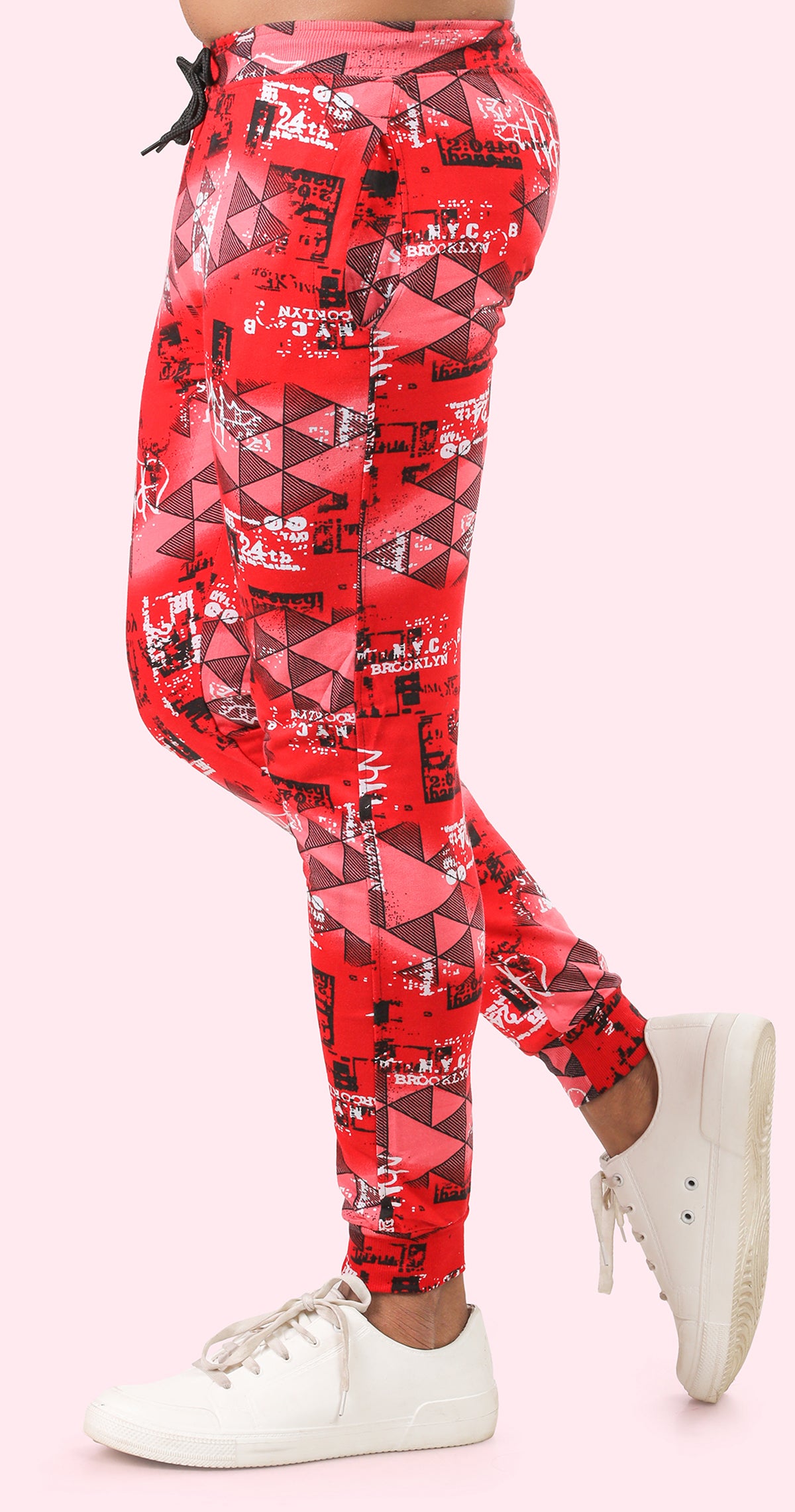 Men's Active Flex Printed Jogger Cotton
