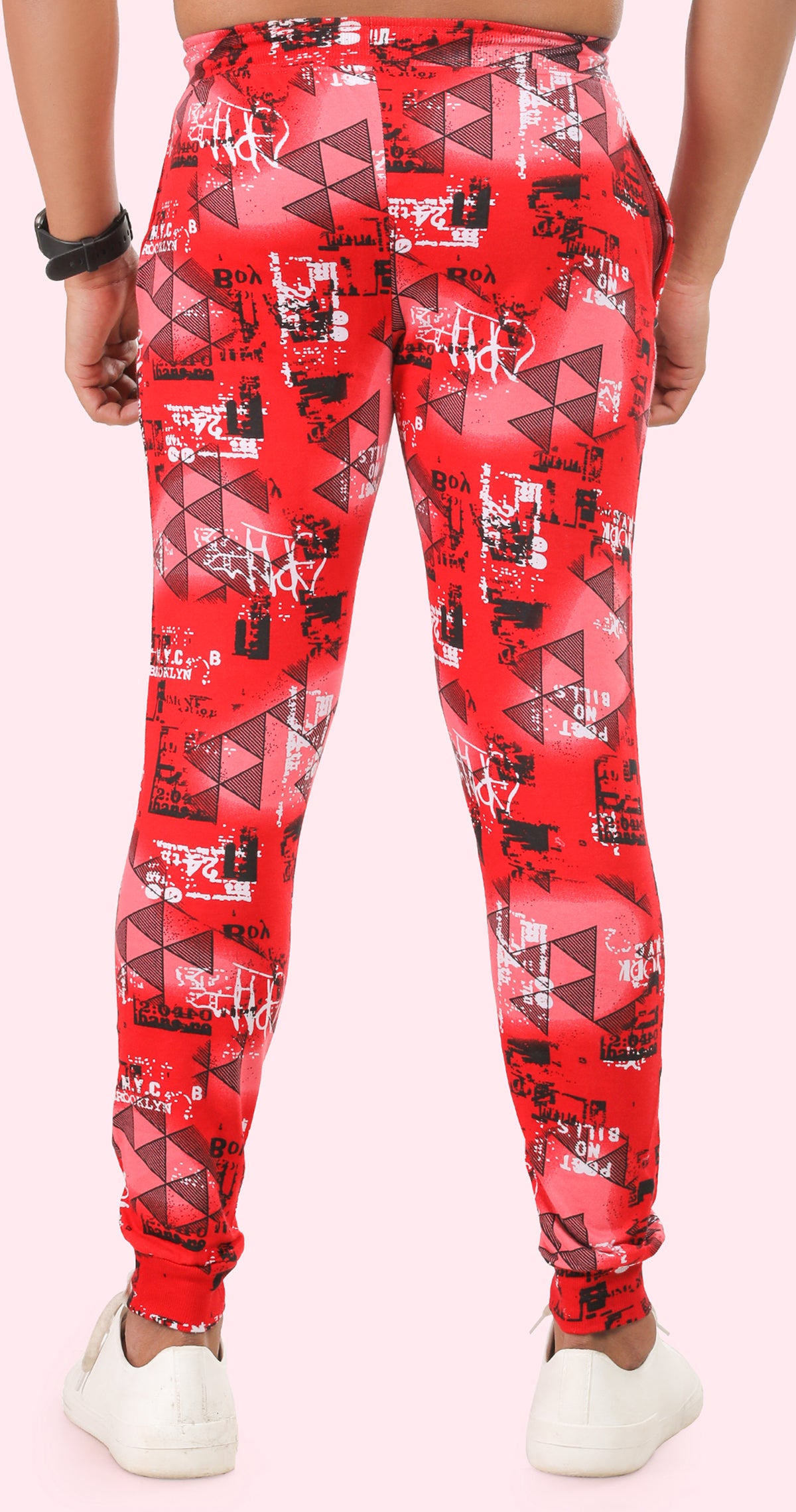Men's Active Flex Printed Jogger Cotton