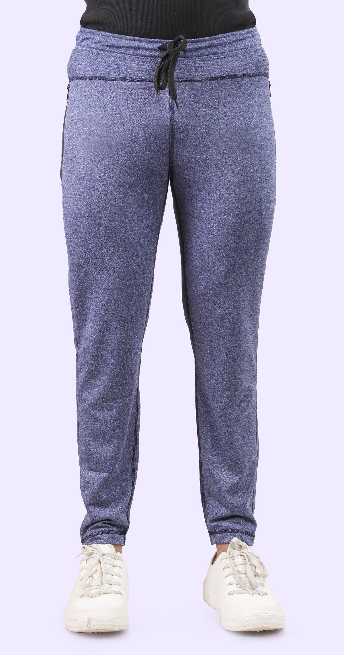 Men's Admiral Blue Sport Flex Sports Pants Soild sweat Control