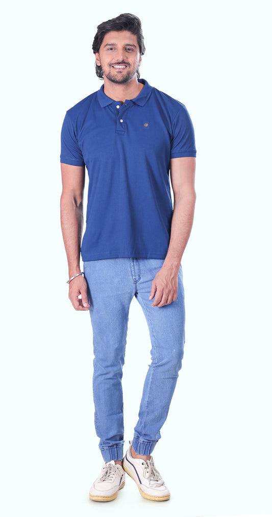 Men's Blue Polo Perfection Tshirt
