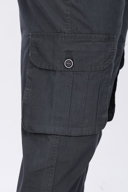 Men's Grey Performance Pulse Solid Jogger Cotton
