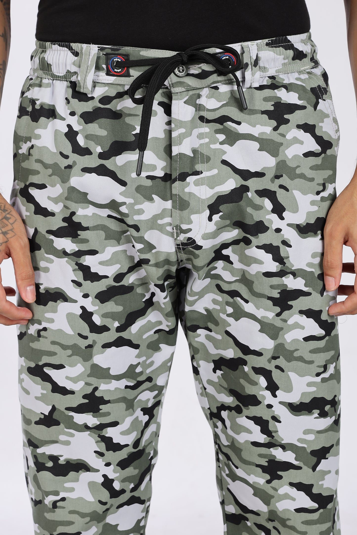 Men's Green Urban Chill Pyjama PantsMilitary Print Comfort Cotton
