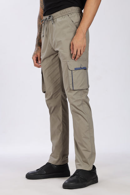 Men's Grey Serenity Pyjama Pants Solid Comfort Cotton