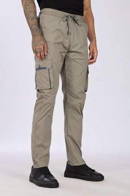 Men's Grey Serenity Pyjama Pants Solid Comfort Cotton