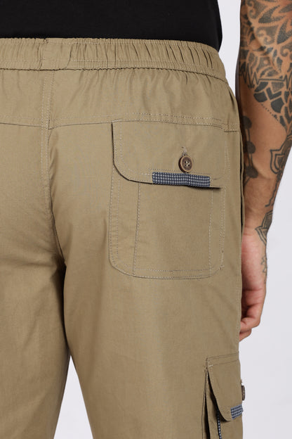 Men's Sand Serenity Pyjama Pants Solid Comfort Cotton