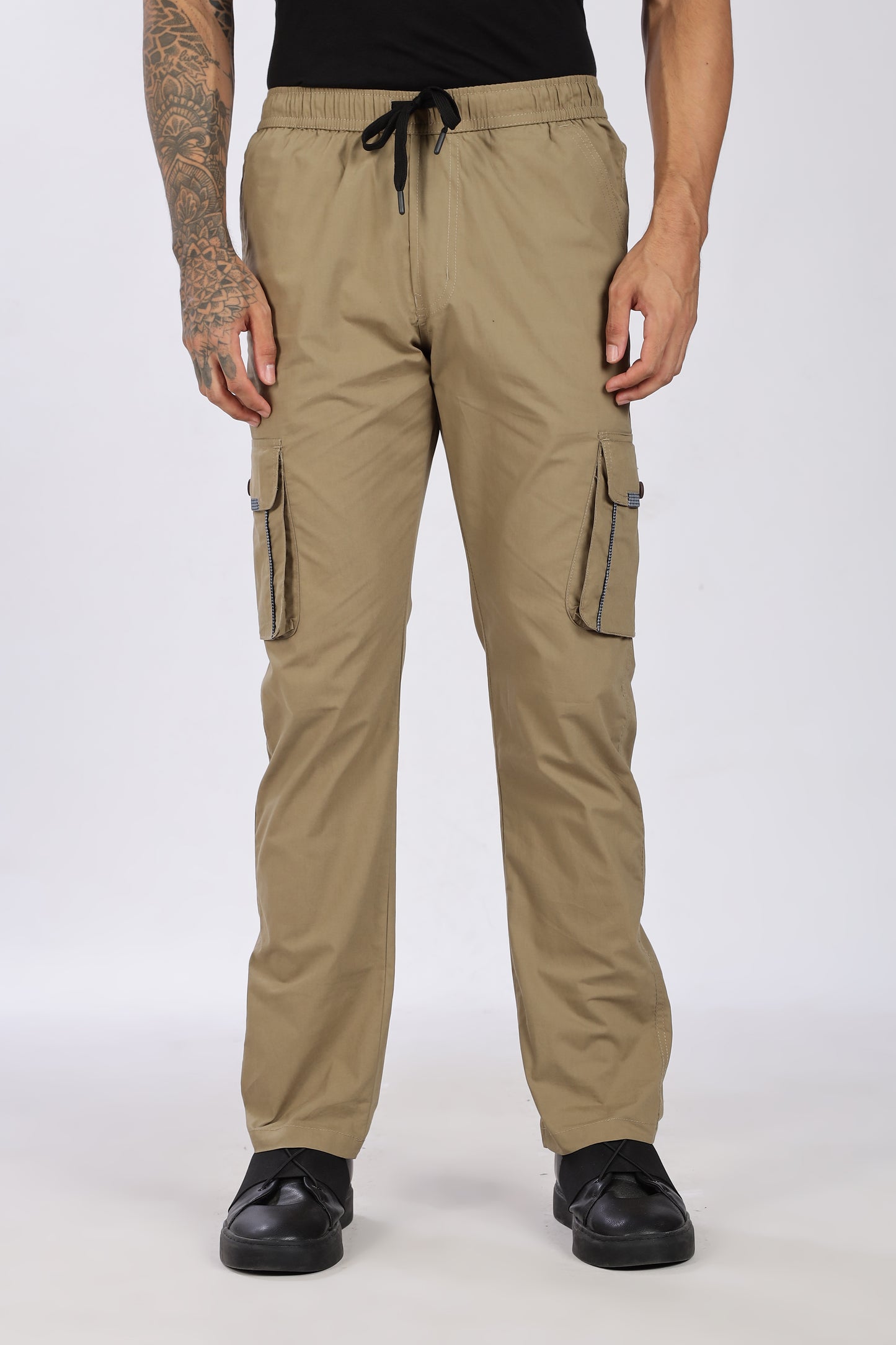 Men's Sand Serenity Pyjama Pants Solid Comfort Cotton