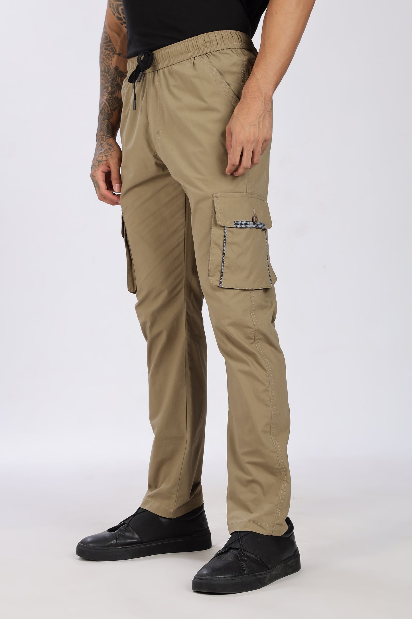 Men's Sand Serenity Pyjama Pants Solid Comfort Cotton