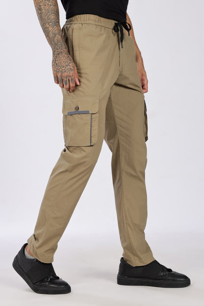 Men's Sand Serenity Pyjama Pants Solid Comfort Cotton