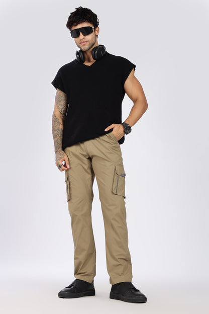 Men's Sand Serenity Pyjama Pants Solid Comfort Cotton