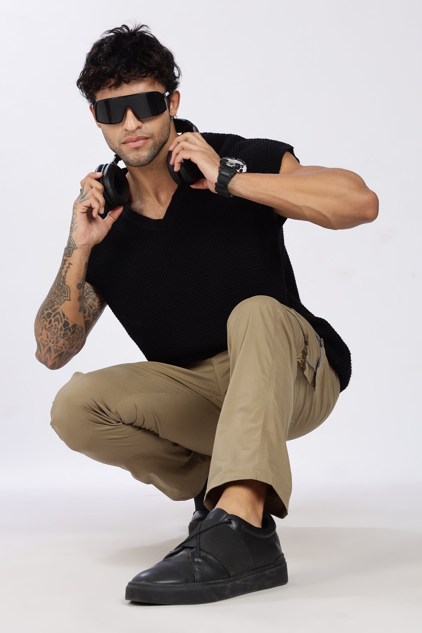 Men's Sand Serenity Pyjama Pants Solid Comfort Cotton