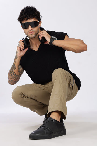 Men's Sand Serenity Pyjama Pants Solid Comfort Cotton