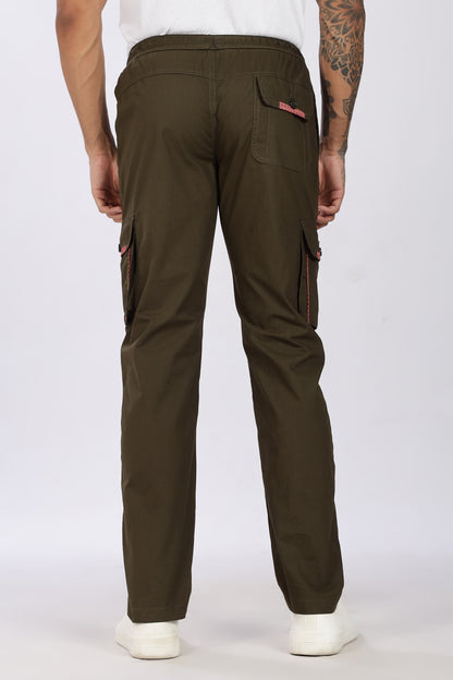 Men's Green Serenity Pyjama Pants Solid Comfort Cotton