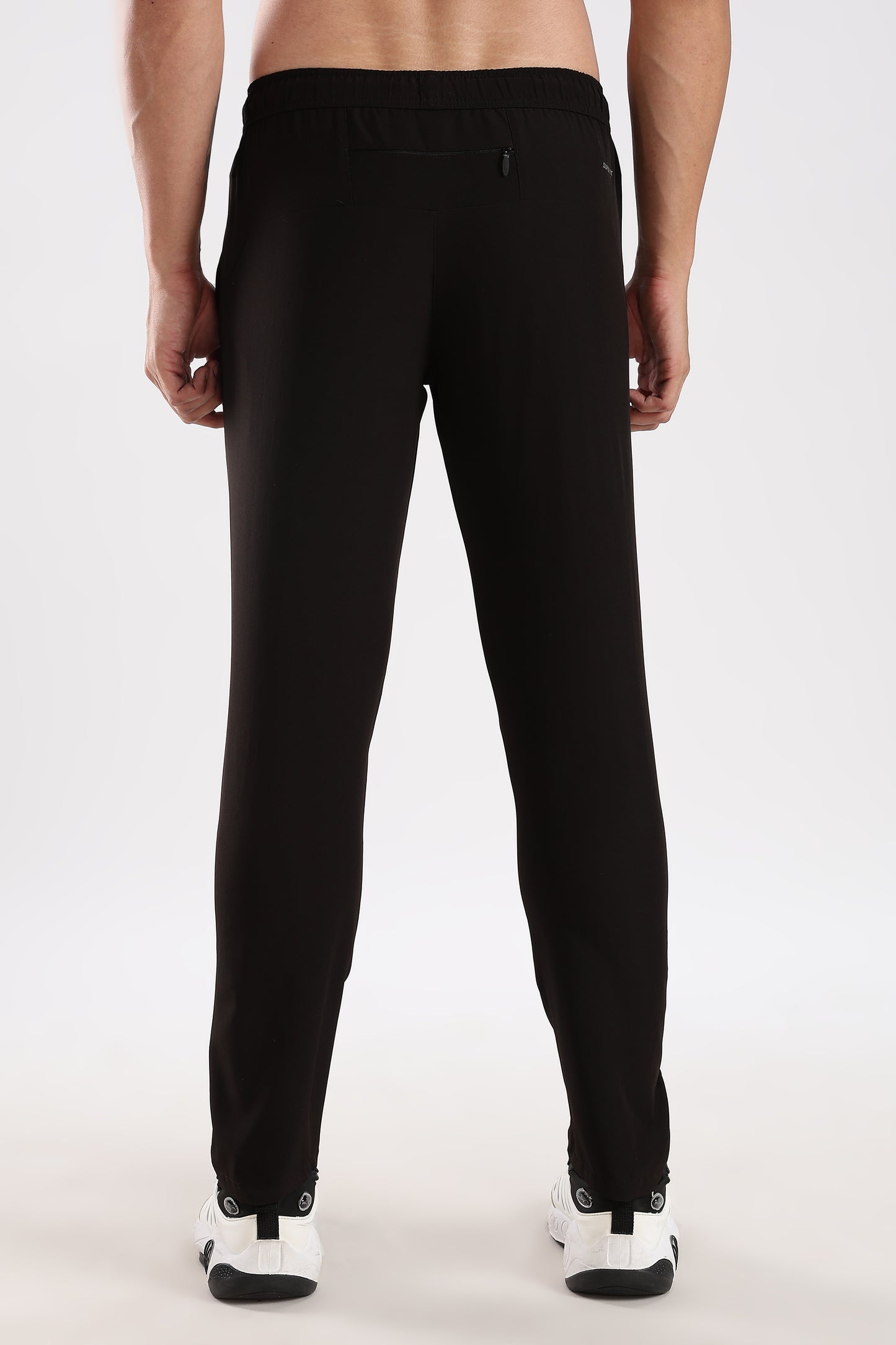 Men's Black sports fitness trouser