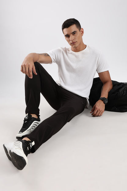 Men's Black sports fitness trouser