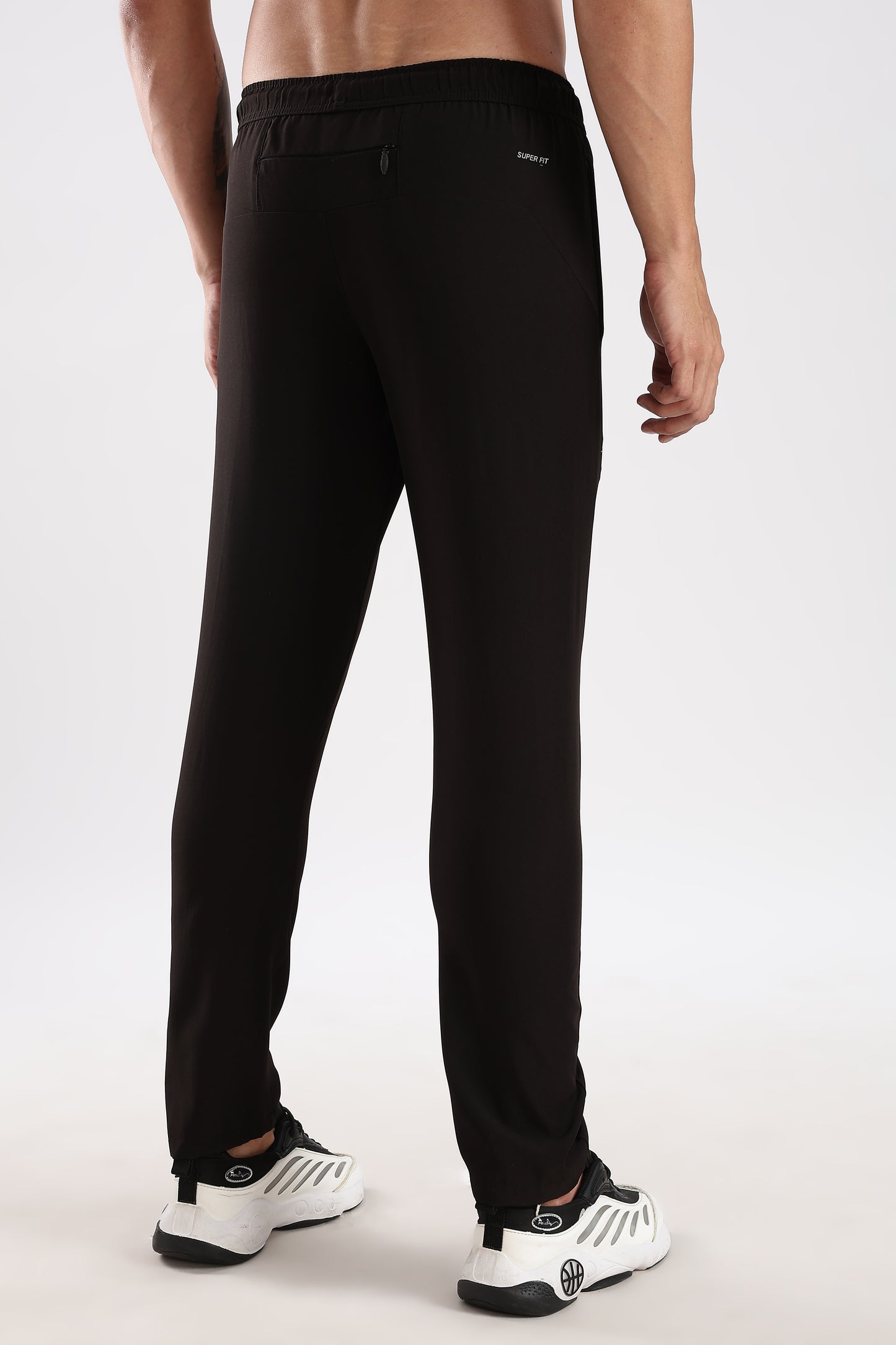 Men's Black sports fitness trouser
