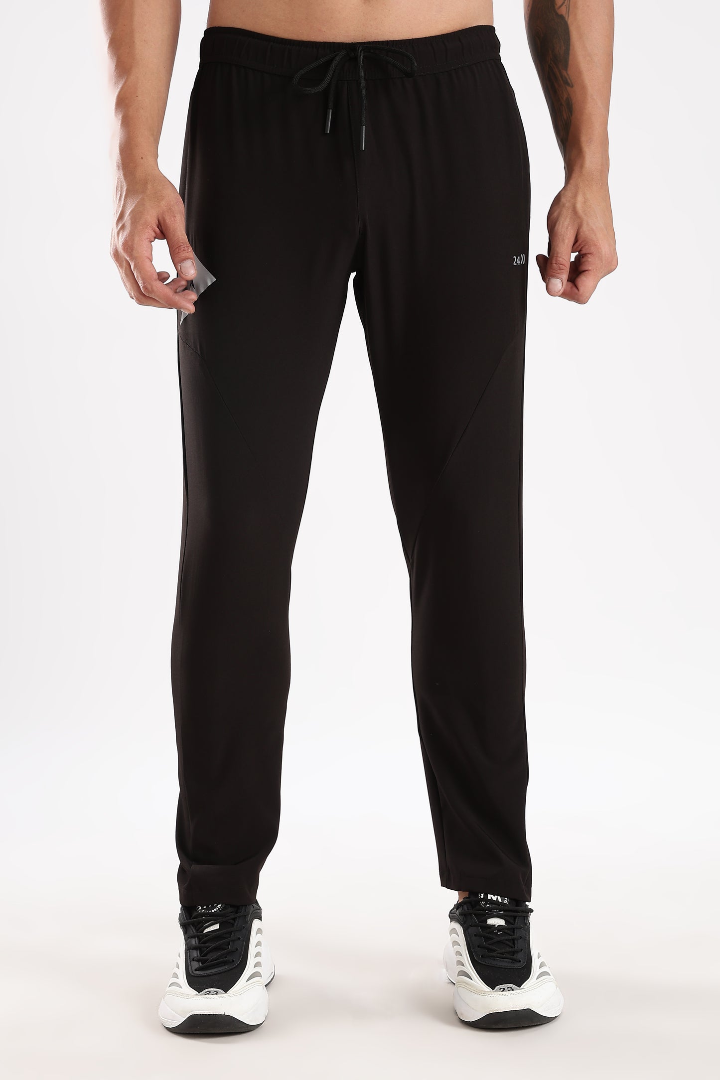 Men's Black sports fitness trouser