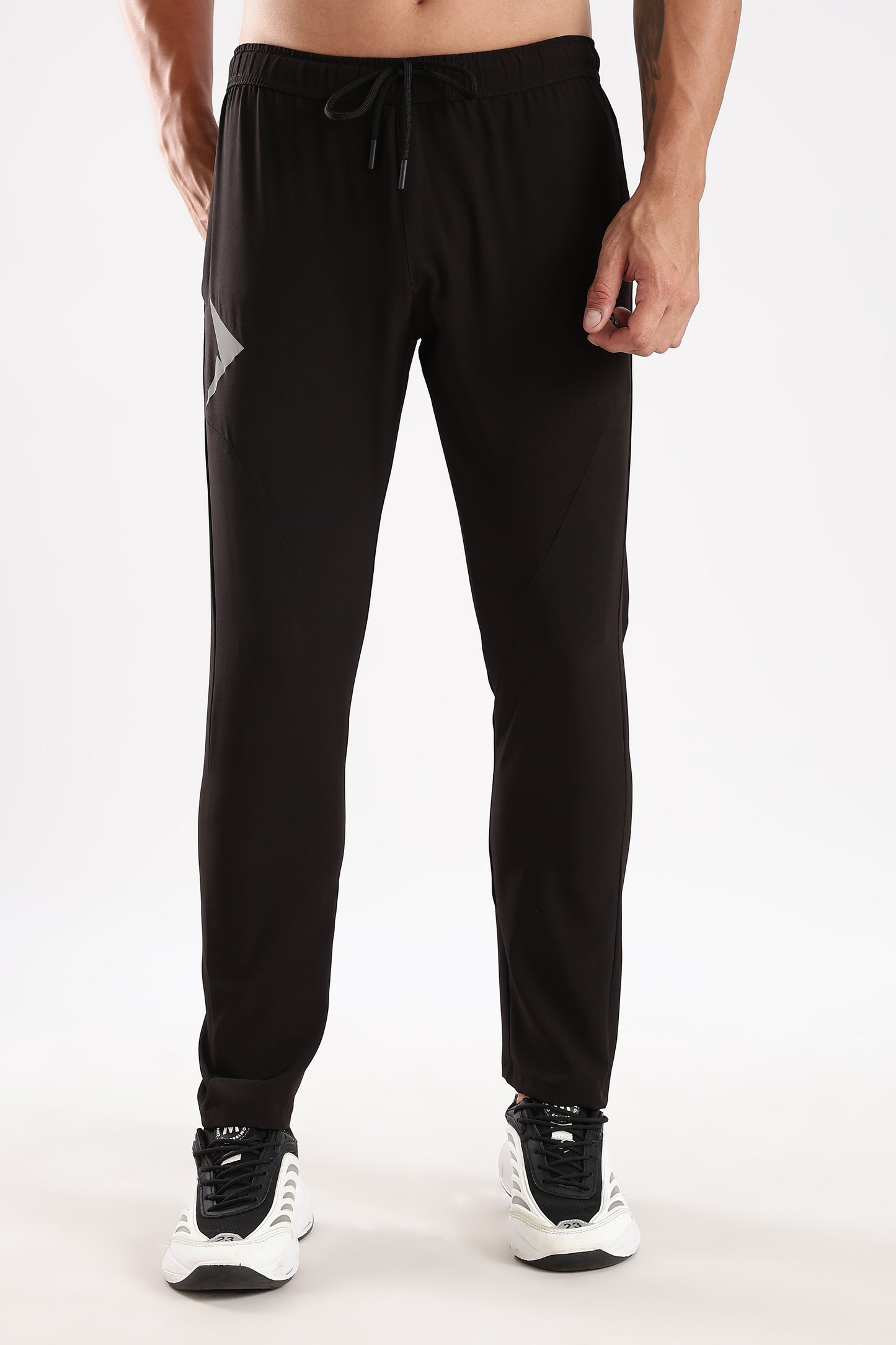 Men's Black sports fitness trouser
