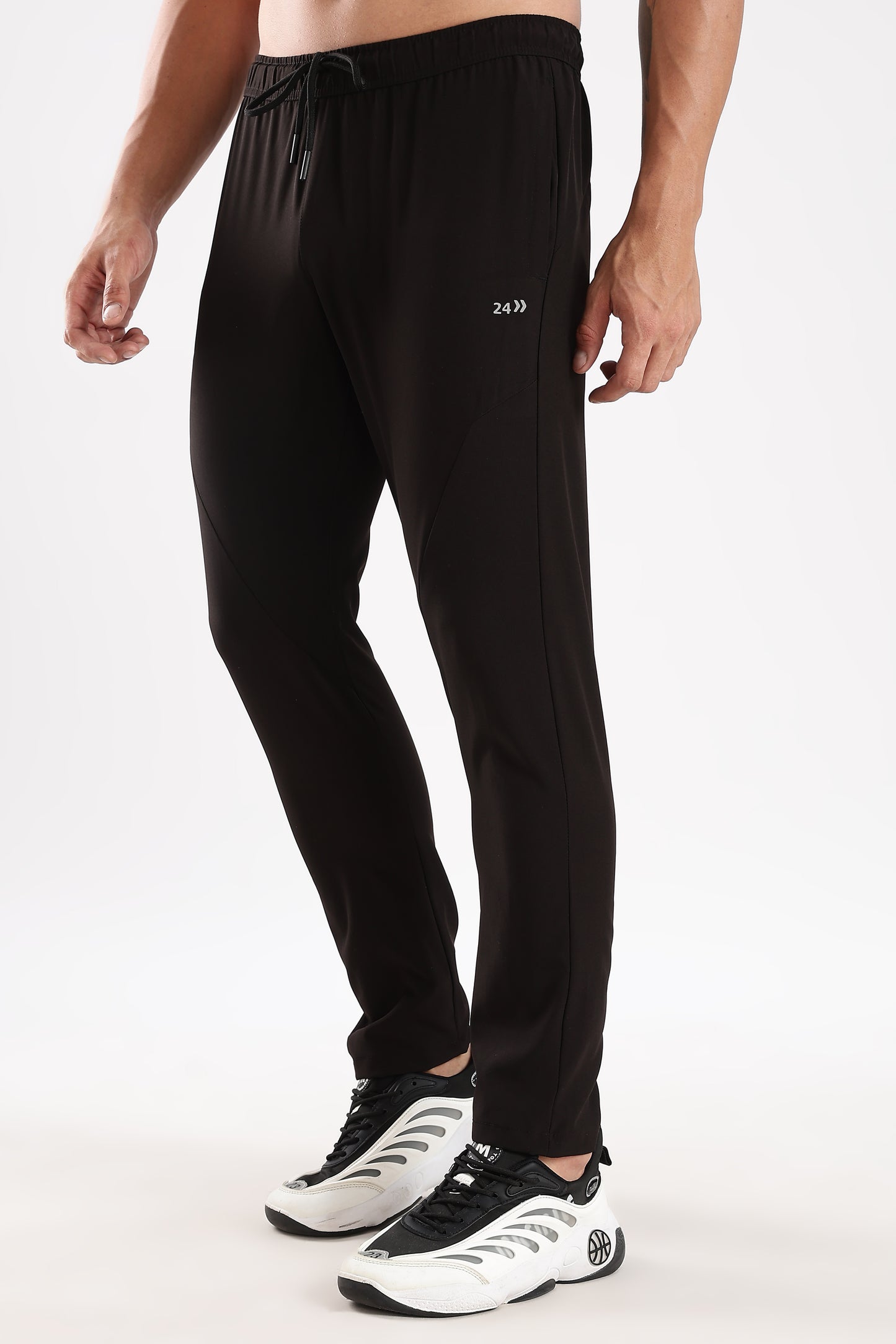 Men's Black sports fitness trouser