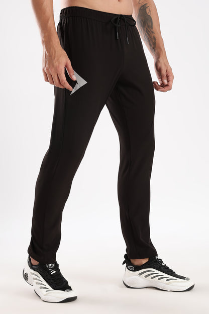 Men's Black sports fitness trouser