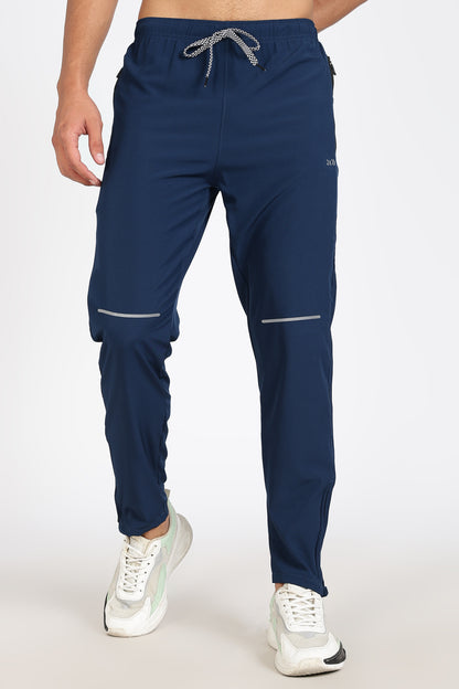 Men's Blue sports active track lower Pant