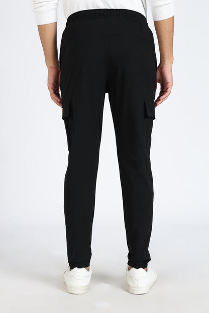 Men's Black Elite Joggers Solid