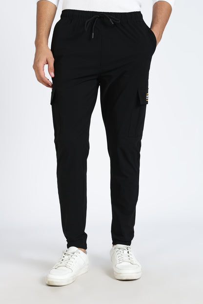 Men's Black Elite Joggers Solid