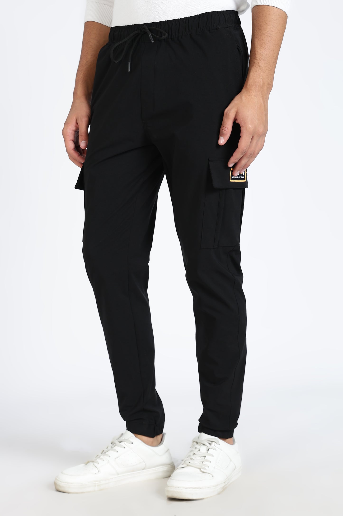 Men's Black Elite Joggers Solid