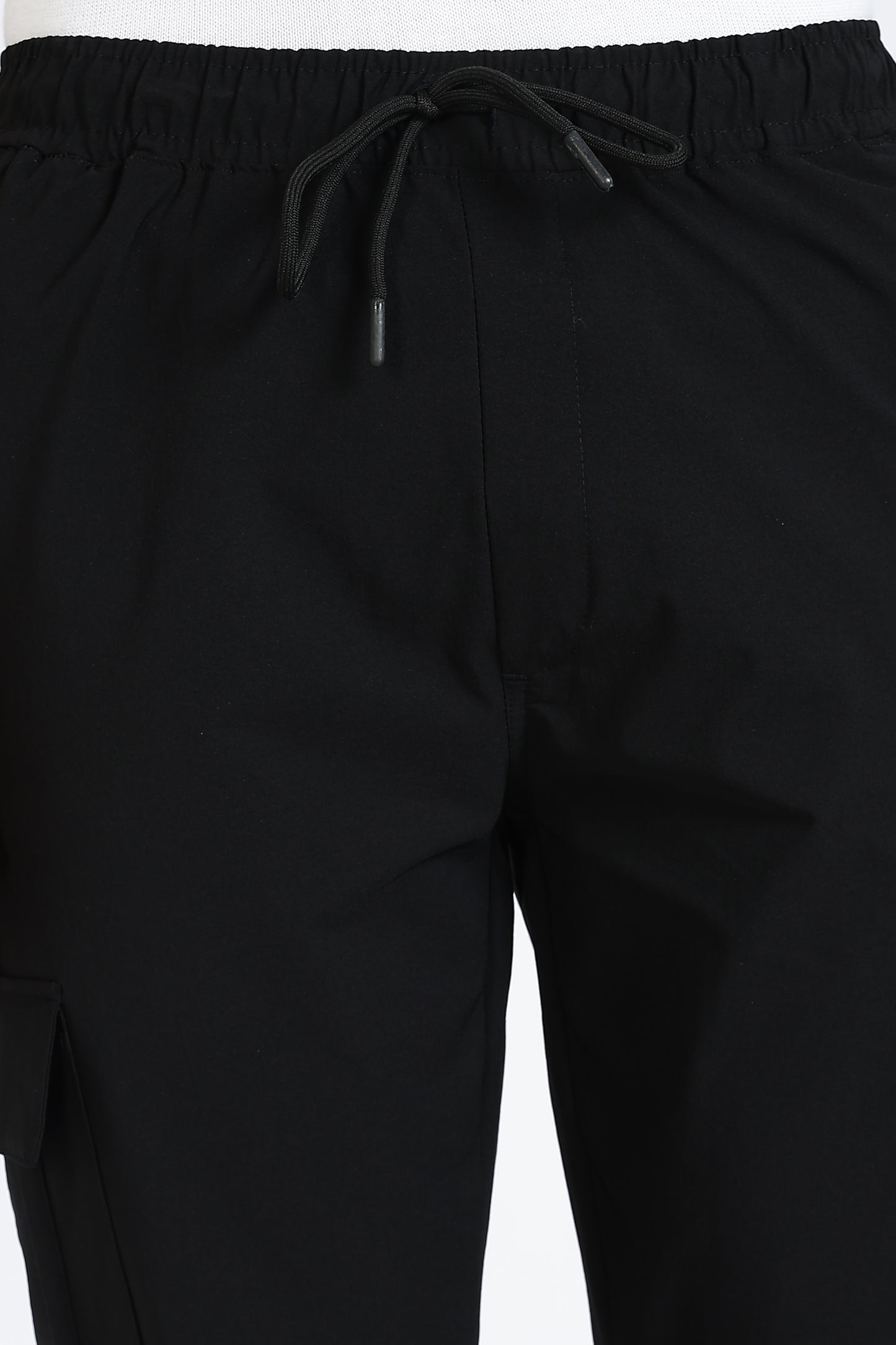 Men's Black Elite Joggers Solid