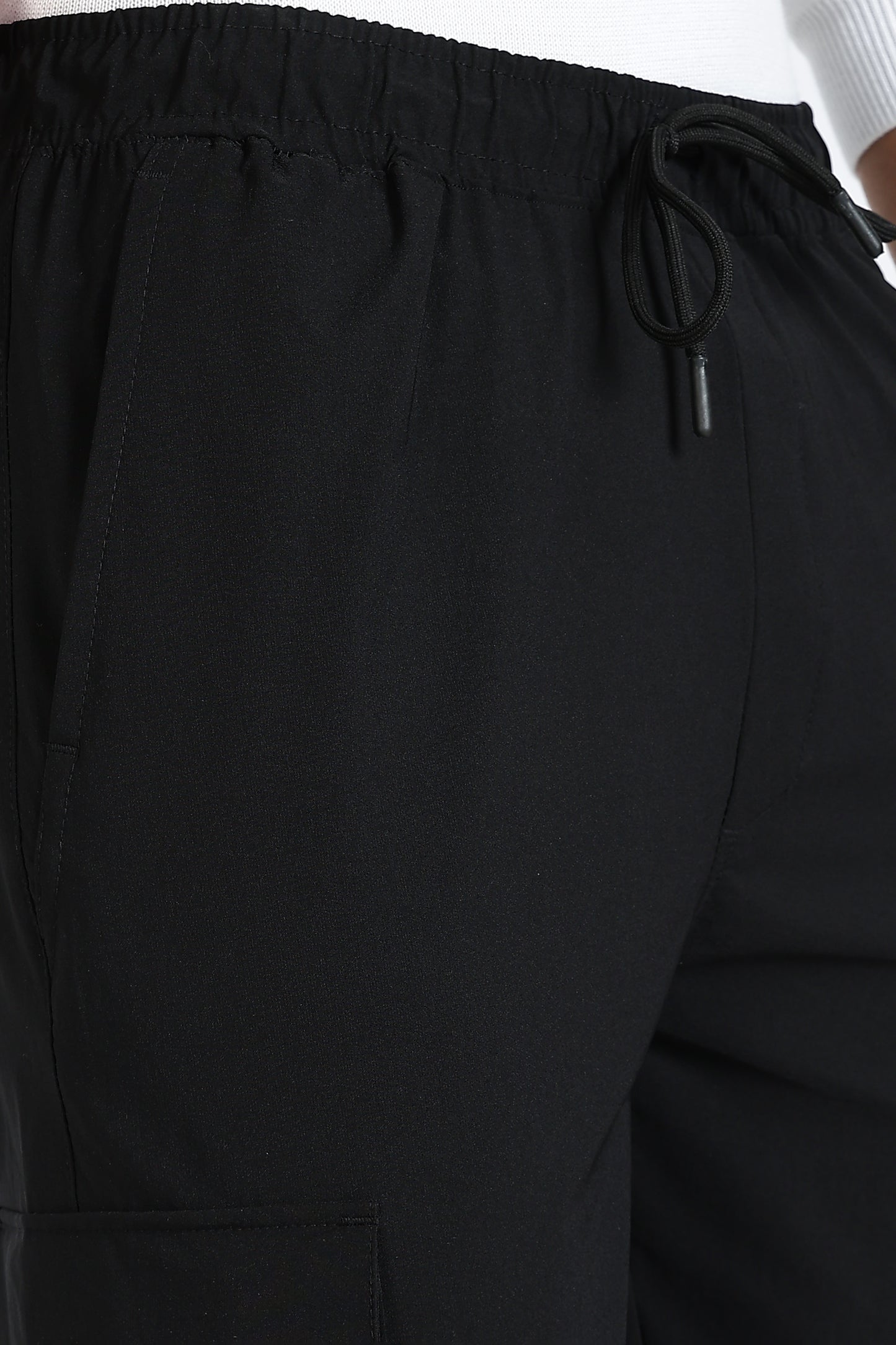 Men's Black Elite Joggers Solid